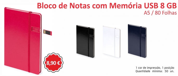 5169 - BLOCO DE NOTAS USB JERSEL