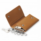3595 - Porta-chaves em pele para 6 chaves