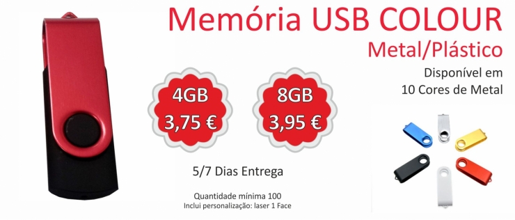 1127 MEMRIA USB EM METAL