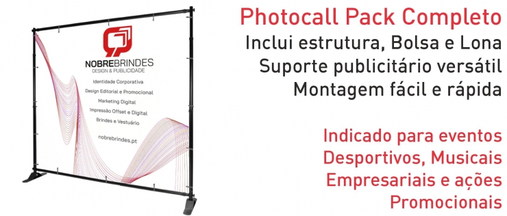 5236 - Photocall Pack completo impresso a cores 