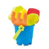 9301 - Kit balde e 6 brinquedos em PP brilhante