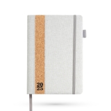 470260 - Agenda diria Tokyo A5 com capa em linho e cortia