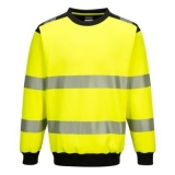 10379 - Sweatshirt de gola alta PW3 Hi-Vis