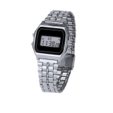 21346 - Relgio em metal com display  LED