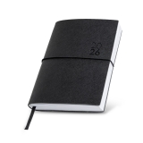 470246 - Agenda diria A5 Milano com capa em pele e fibras naturais