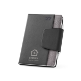 96088 - Agenda bi-material A5 em PU e tecido em poli�ster