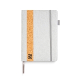 470260 - Agenda diria Tokyo A5 com capa em linho e cortia