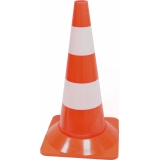 80122 - Cone Sinalizao 50 cm com base quadrada 