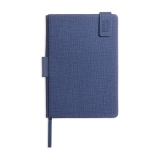 470263 - Agenda A5 com capa em PU com efeito linho